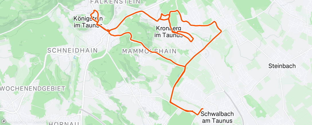 Map of the activity, Taunustaler Xmas Hm Battle