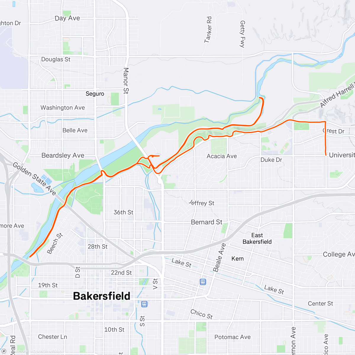 Mappa dell'attività Brick 🧱 Run