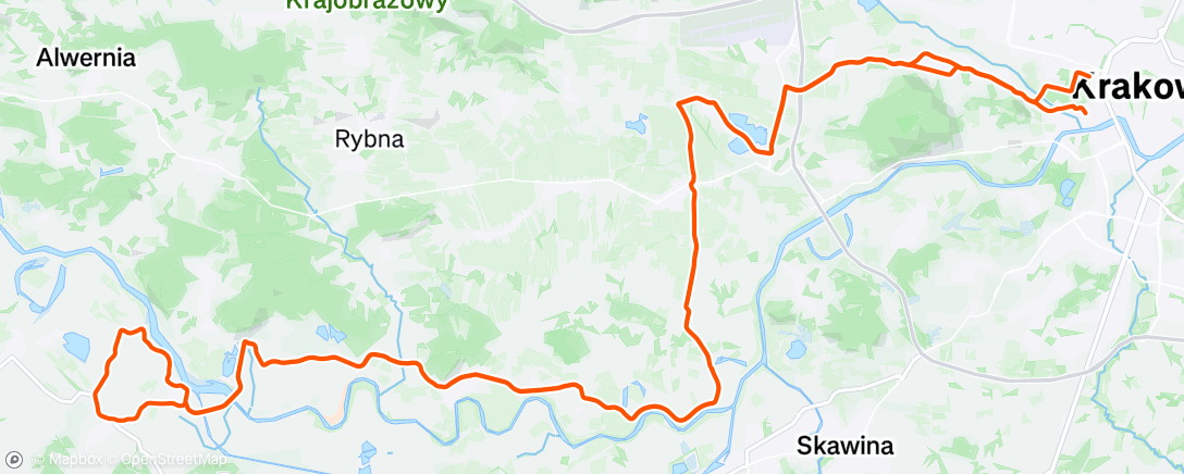 Map of the activity, CK ranciki