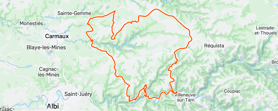 Carte de l'activité
