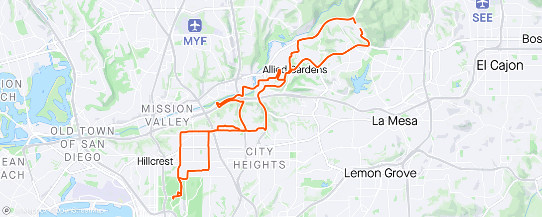 「Ride w Roni on Bike Anywhere Day」活動的地圖