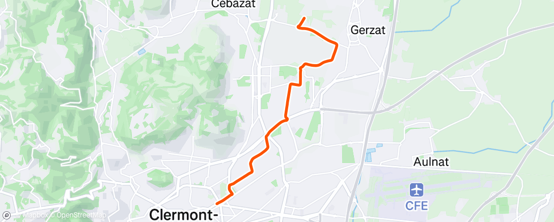 Map of the activity, Travail R