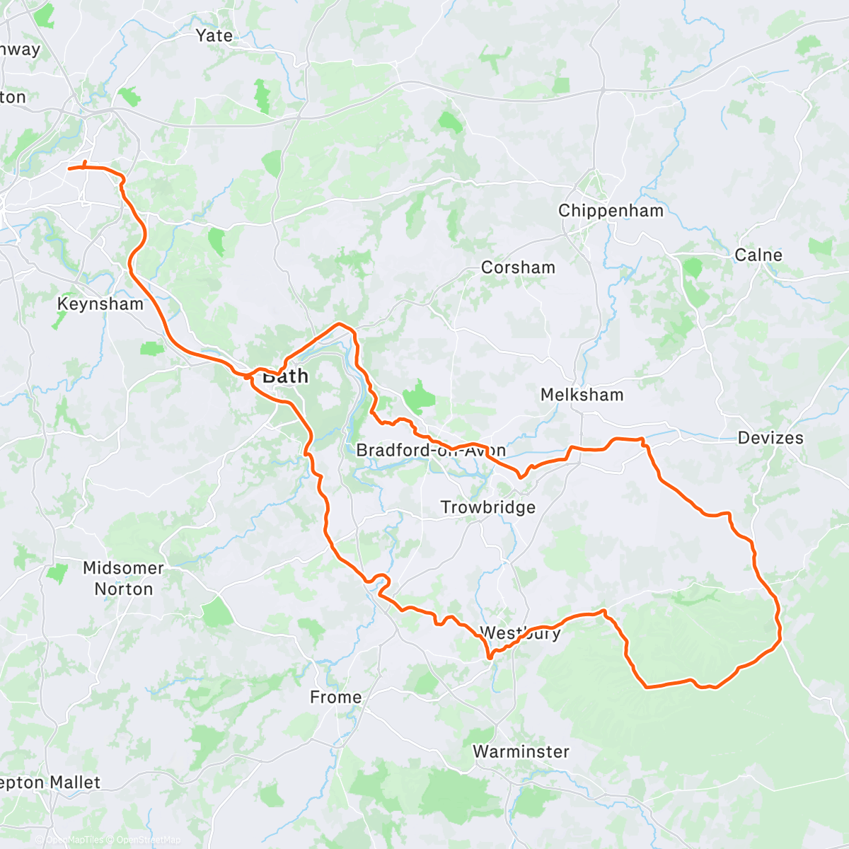 Map of the activity, ACB Imber