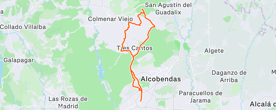 Map of the activity, Caminos canal YII nunca defraudan 🚵🏻‍♀️🐂🐄🐃🐑🐐🐏🦅