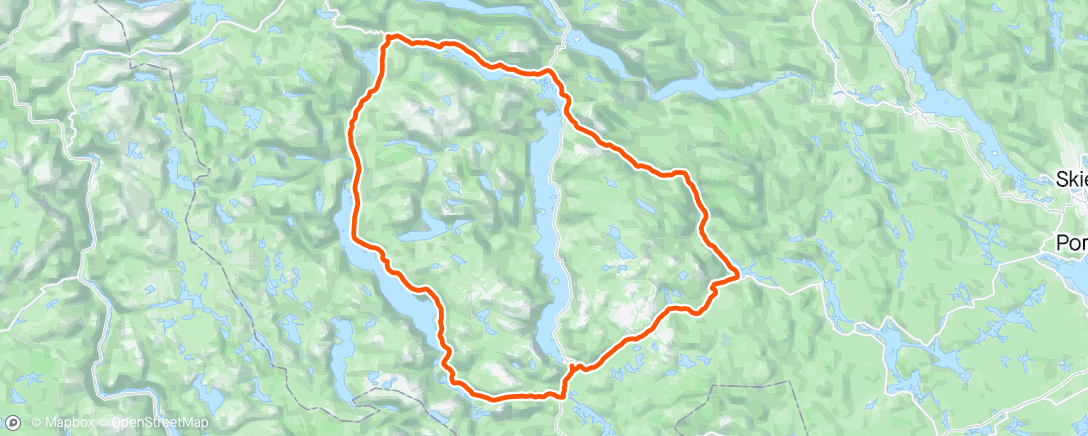 Map of the activity, ROC - Vrådal dag 2 🚴🏽‍♂️👌🏻
