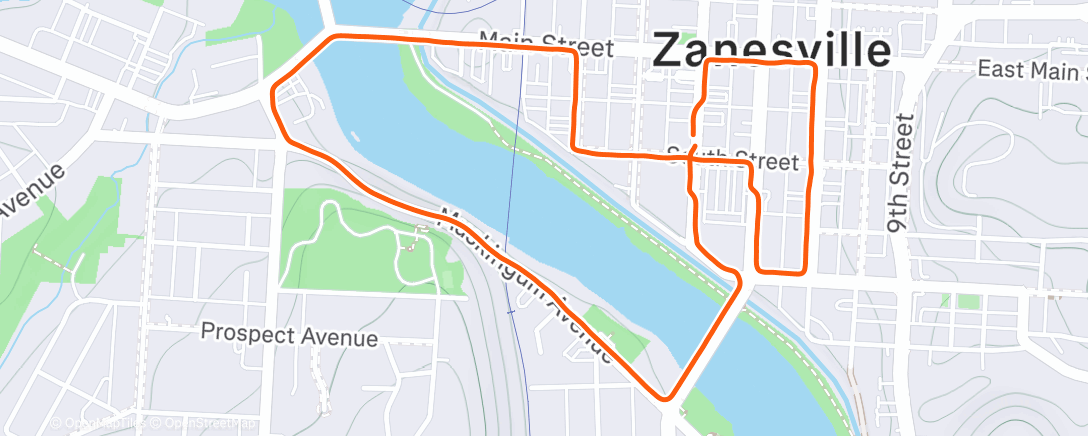 Map of the activity, Stroll with Julie