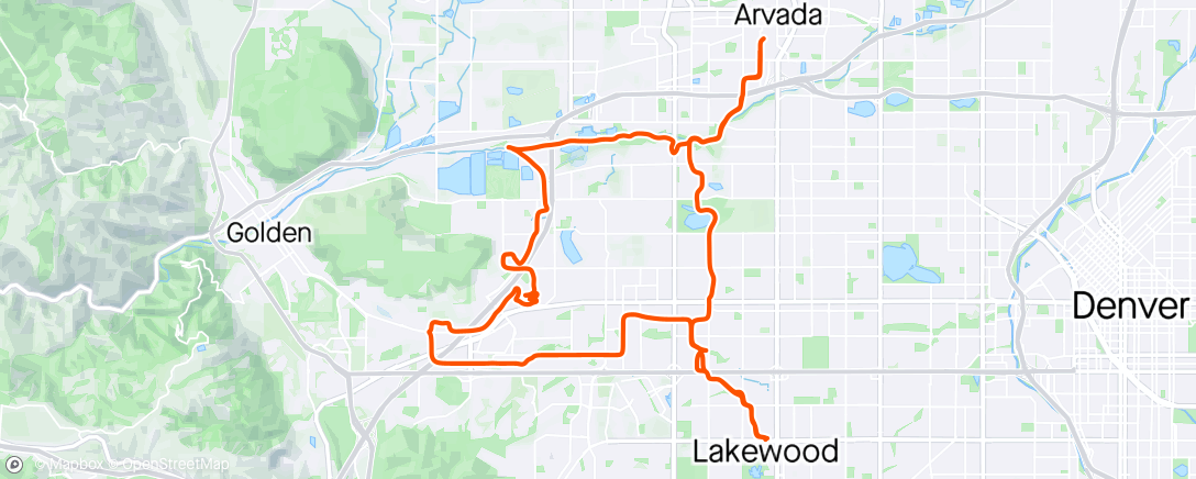 Map of the activity, First ride in weeks Laufing around