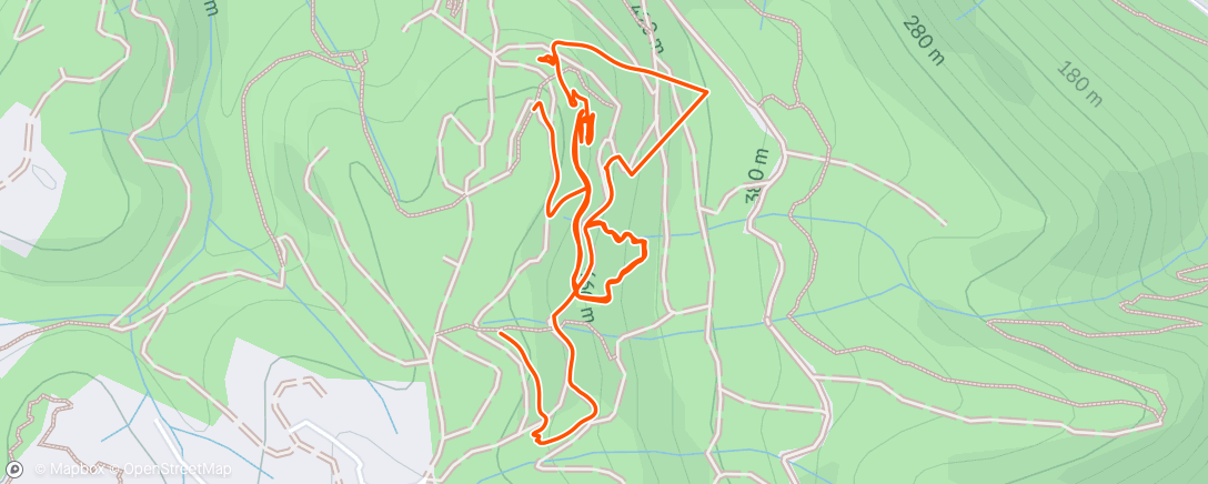 Map of the activity, Afternoon Ride