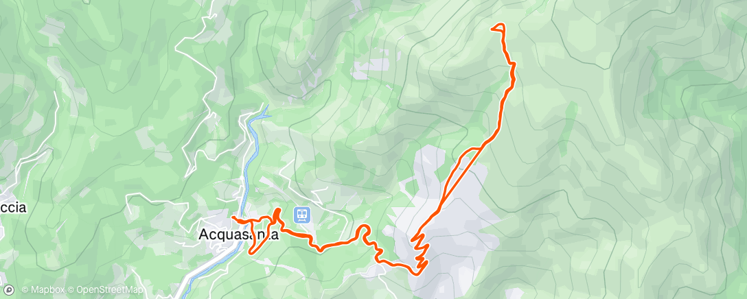 Mapa da atividade, Lunch Run