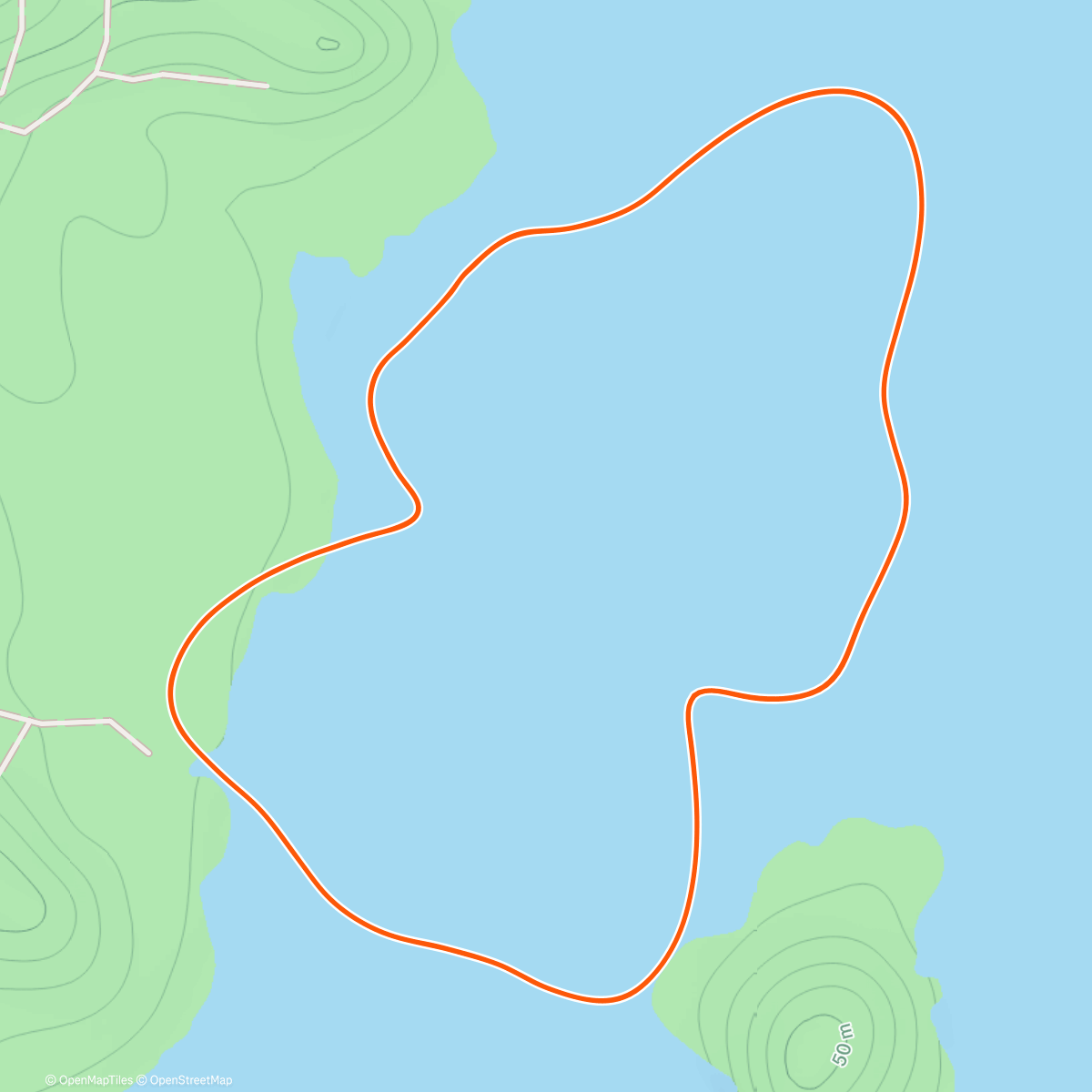 Map of the activity, Zwift - Recovery Spin on The Classic in Watopia