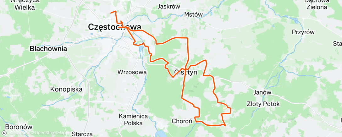 Map of the activity