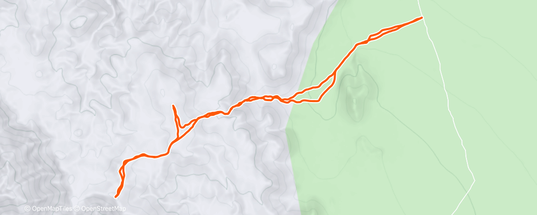 Map of the activity, Bernard Peak (5,430', HPS #204), Peak 5,439 and Little Berdoo Peak (5,466', HPS #205)