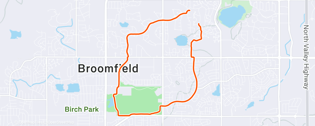 Map of the activity, 65 deg Christmas Eve