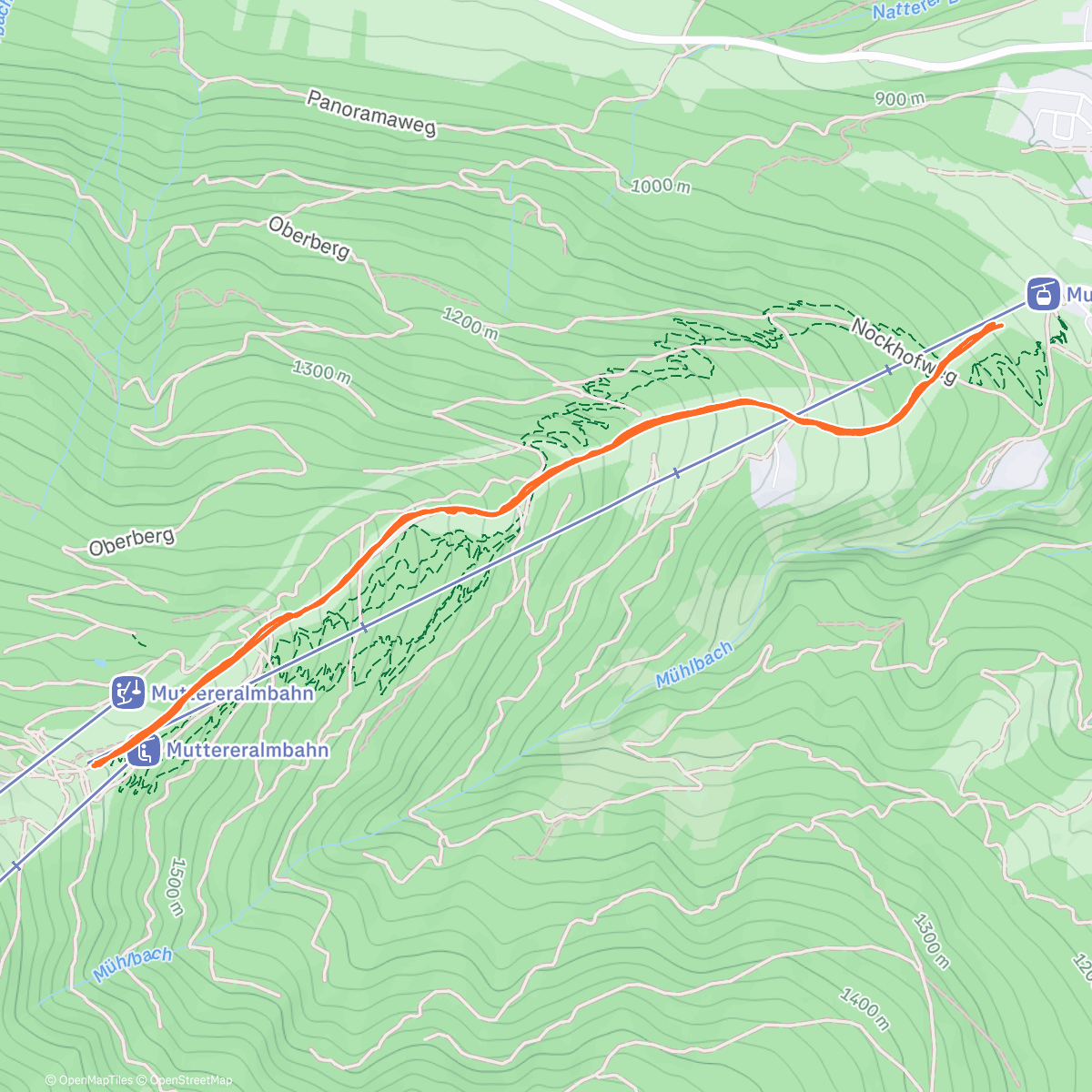 Map of the activity, Noch mehr Kunstschnee