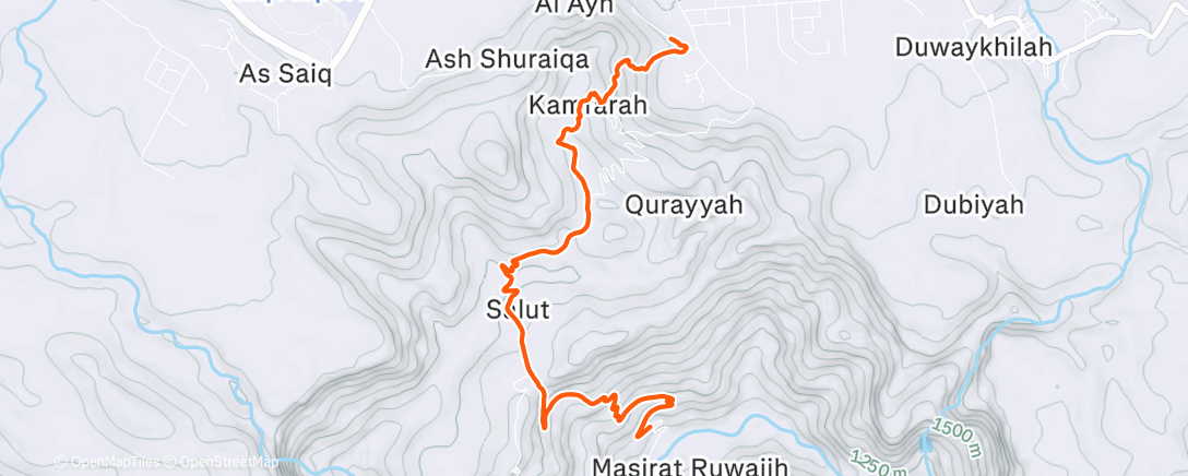 Map of the activity, Reco de mon futur DNF en trail