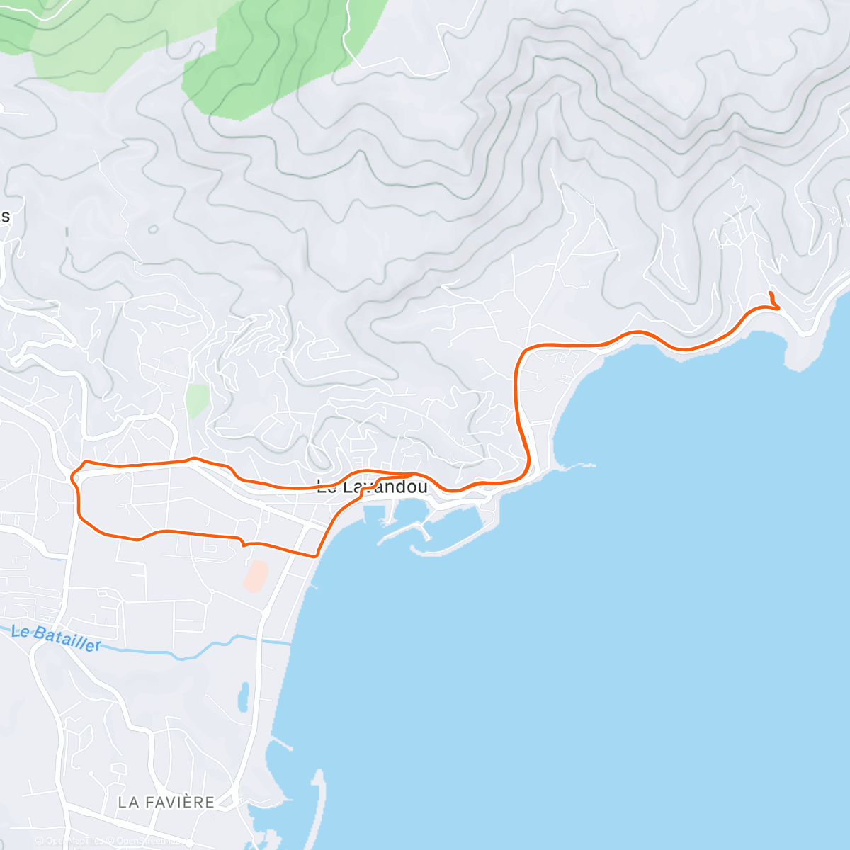 Map of the activity, Première fois...... deux baguette régulière