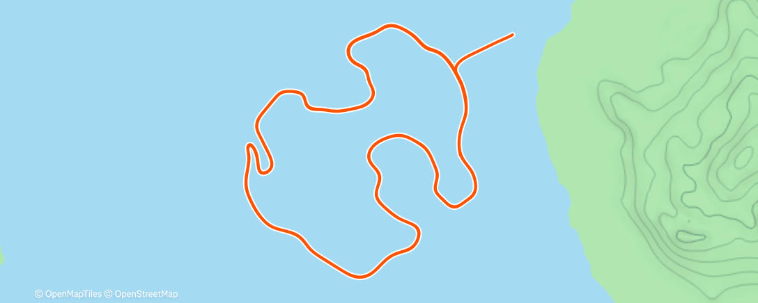 Map of the activity, Zwift - Volcano Circuit in Watopia