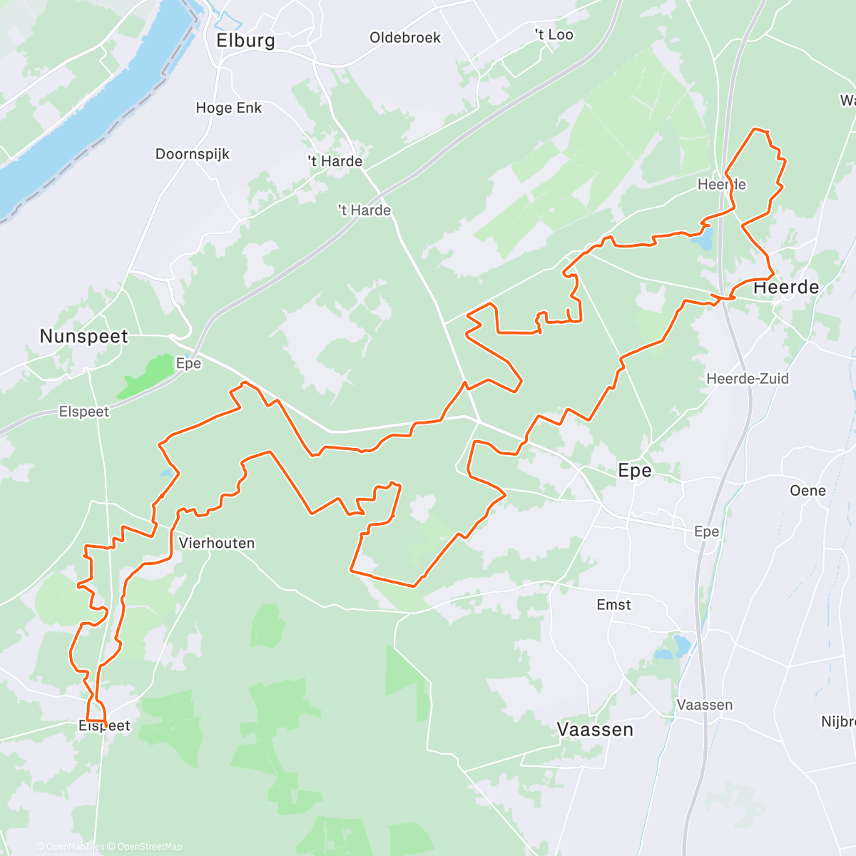 Map of the activity, Nu al de coolste rit van het jaar 🥶🤩