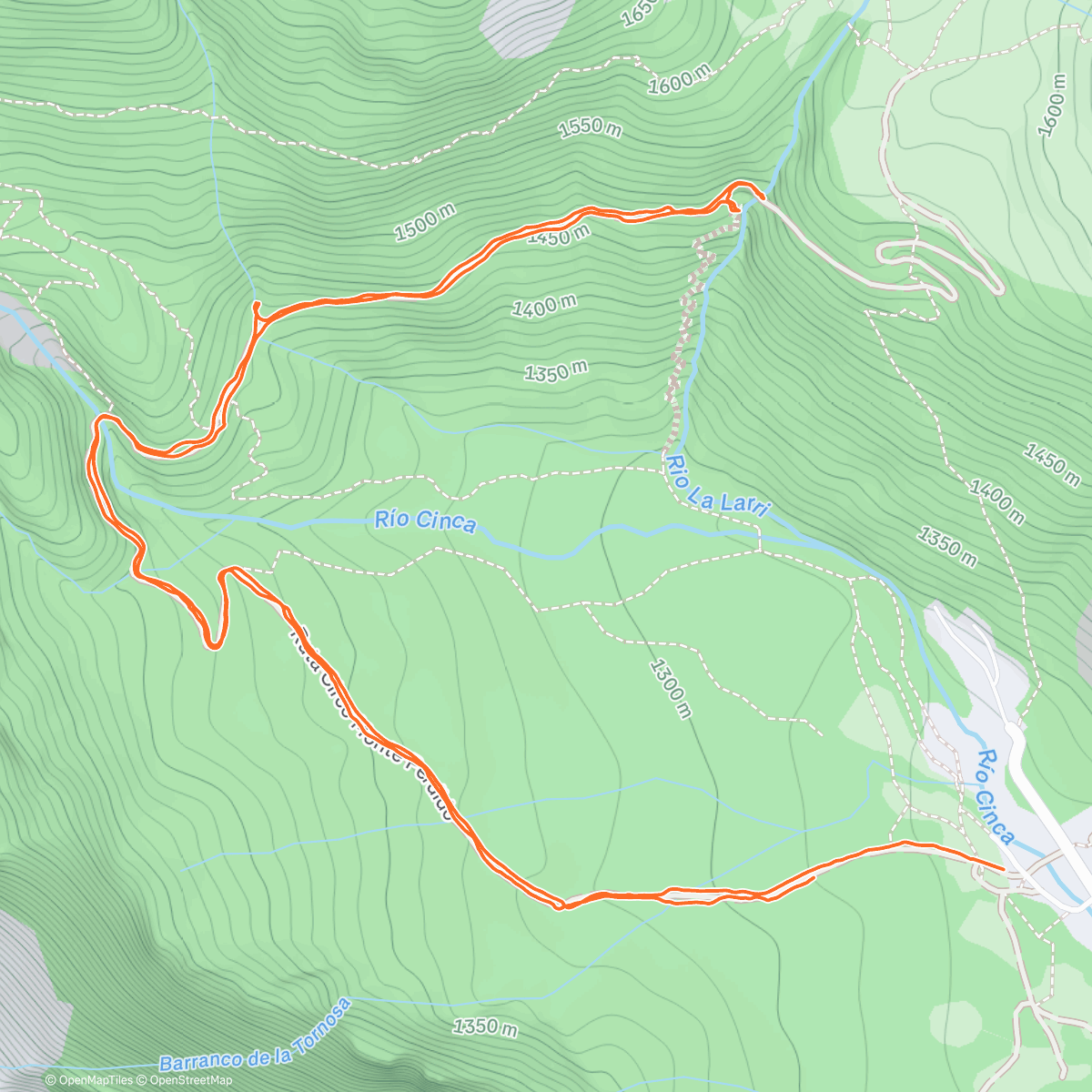Map of the activity, >> 🗺 BLS - Vall de Pineta. Cascades de Larri i Cinca