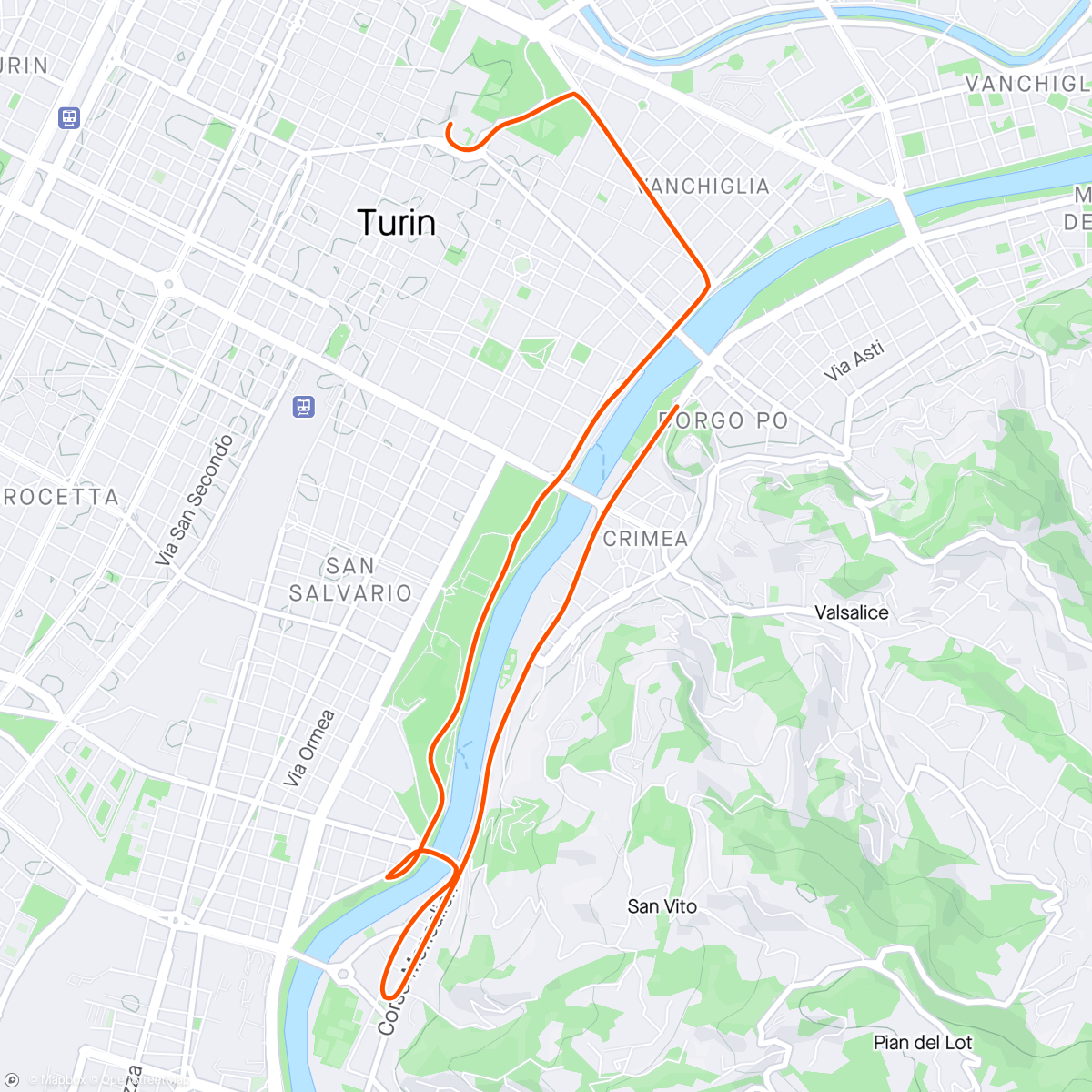 Map of the activity, BKOOL - Torino TISSOT ITT