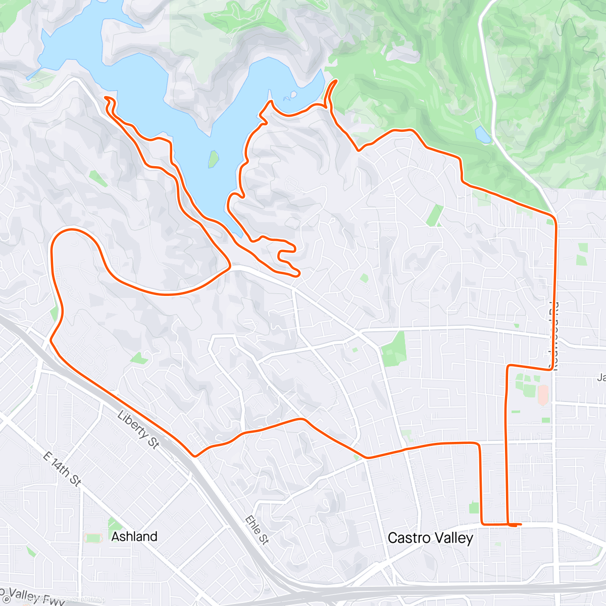 Map of the activity, Pre River Spin