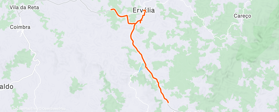 Map of the activity, Morning Ride