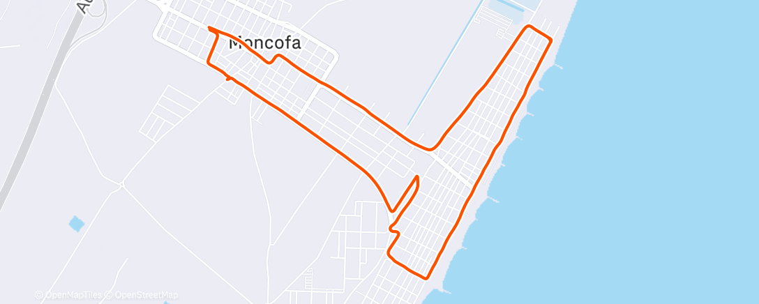 Карта физической активности (Bicicleta de montaña a la hora del almuerzo)