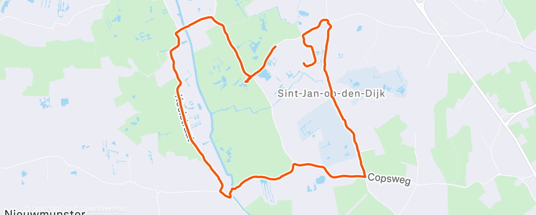 Map of the activity, Van zon naar koud en wind. Uitwaaien