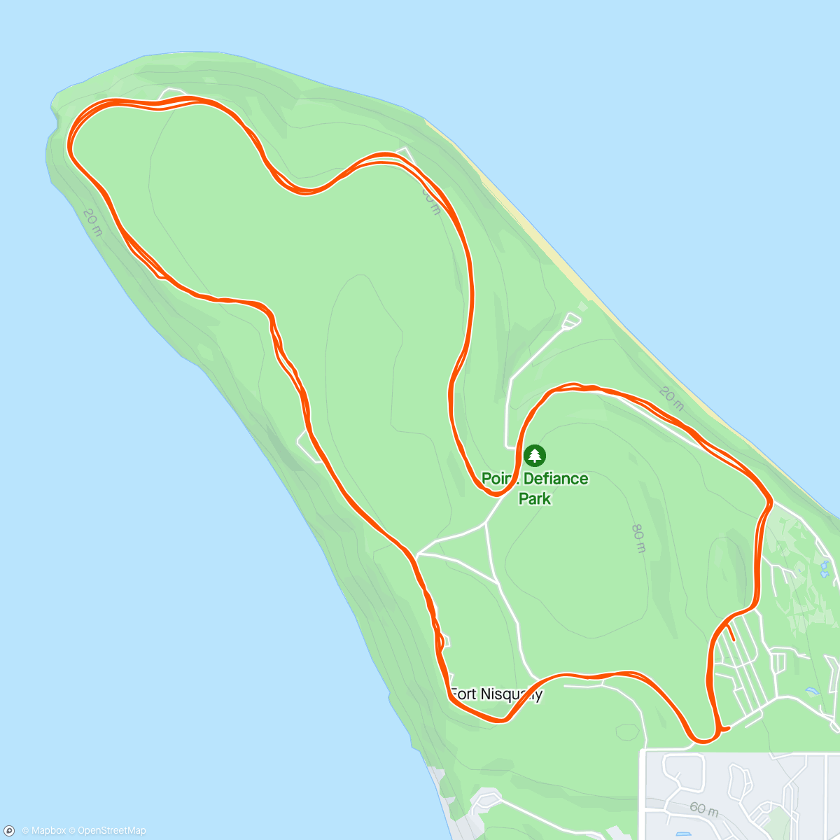 Map of the activity, Lunch spin