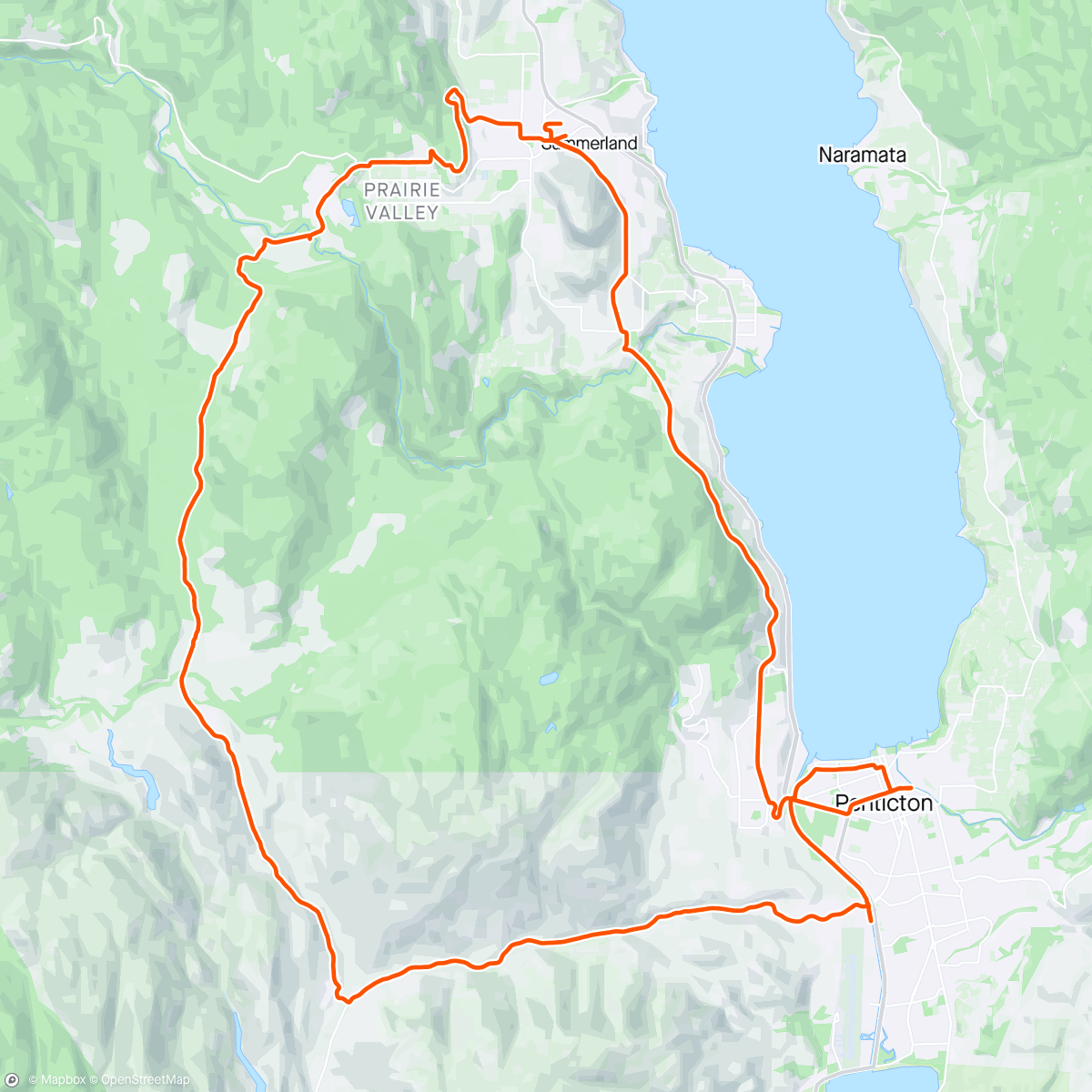 Map of the activity, Coffee & Gravel with gents