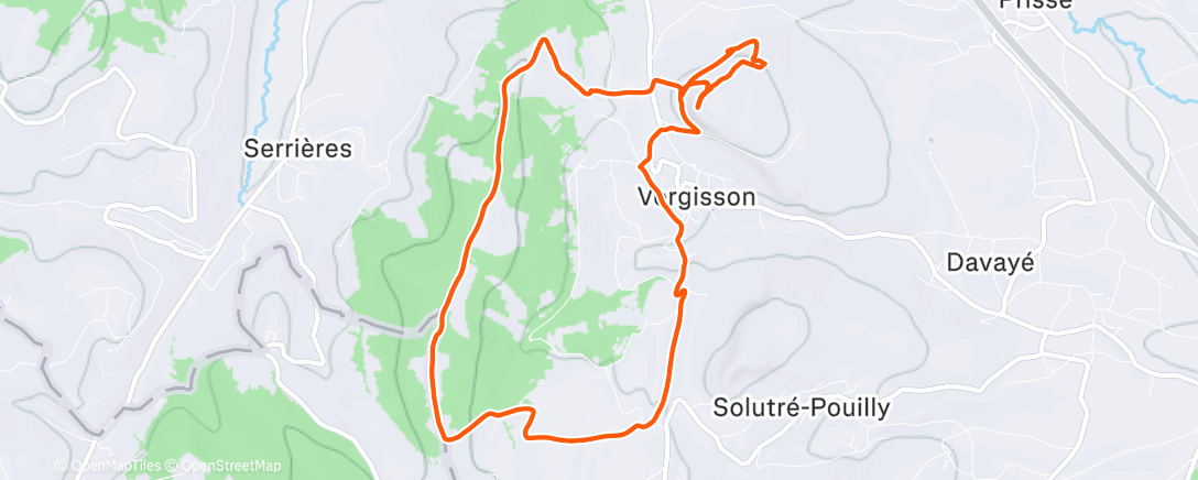 Карта физической активности (Evening Trail Run 🔦)