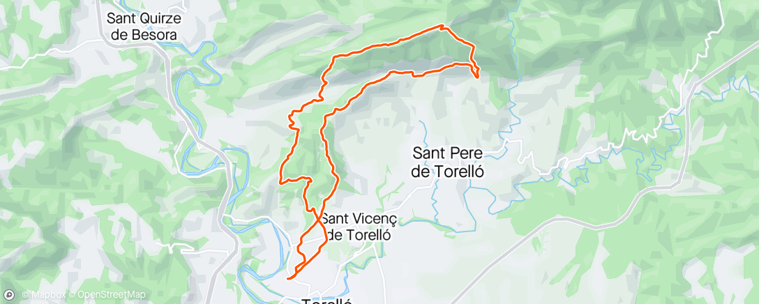 Kaart van de activiteit “Carrera de montaña por la tarde”
