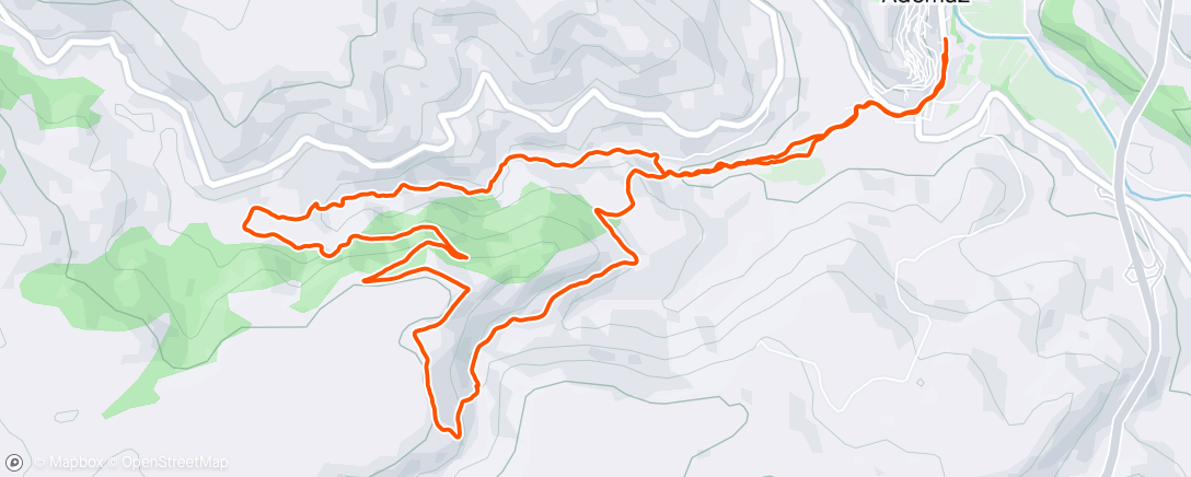 Map of the activity, Excursión de mañana
