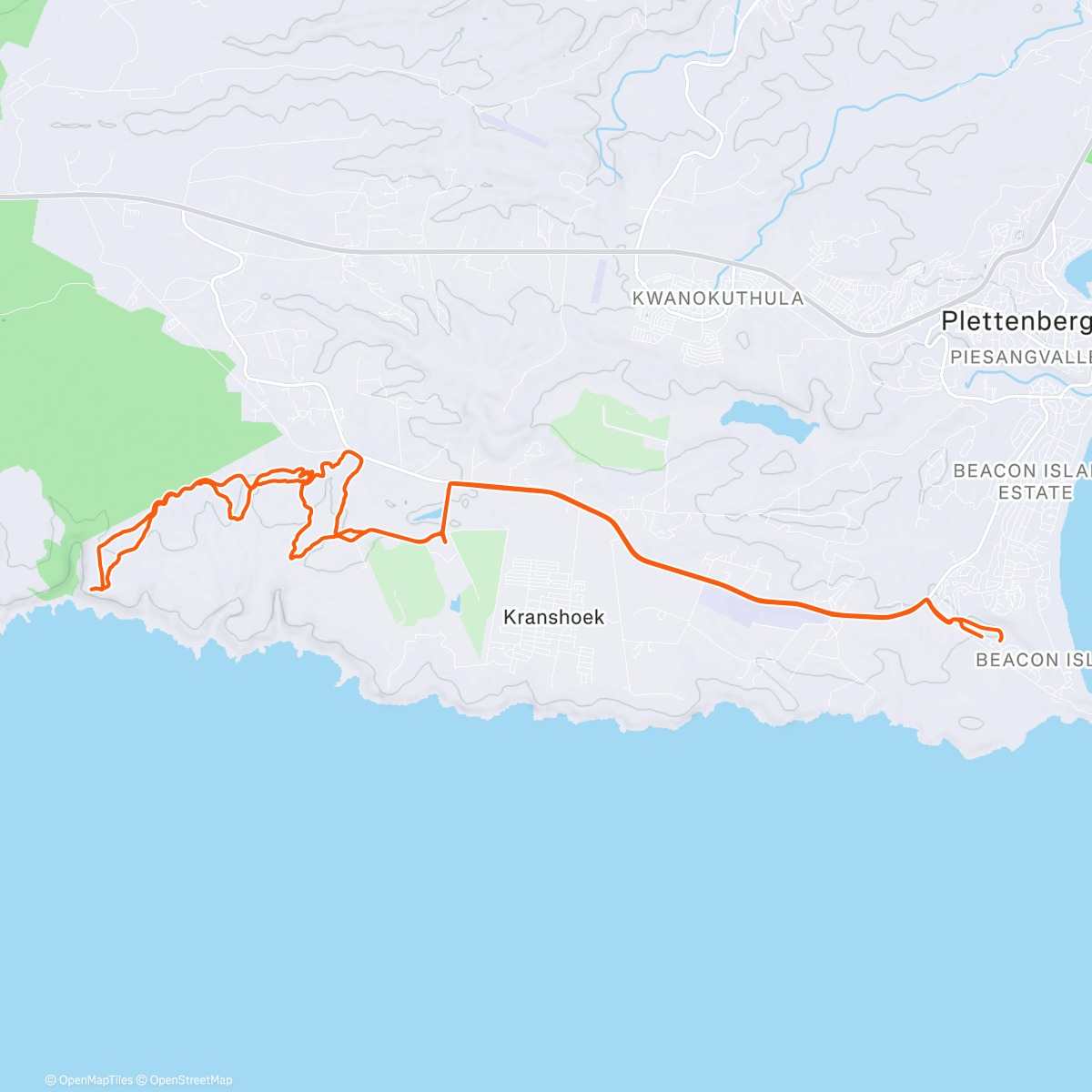 Map of the activity, Morning E  Bike Ride