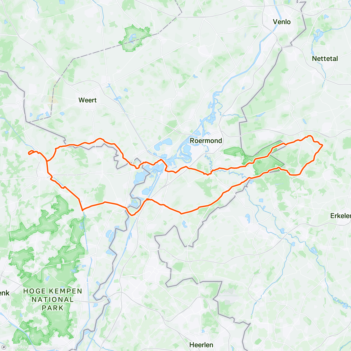 Map of the activity, Meinweg long time no see 😍🇩🇪