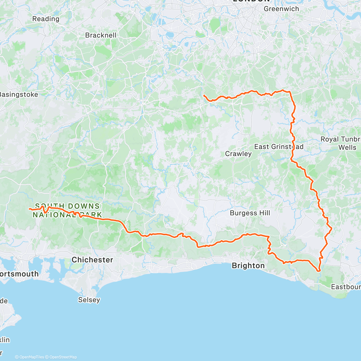 Map of the activity, WD200 DNF