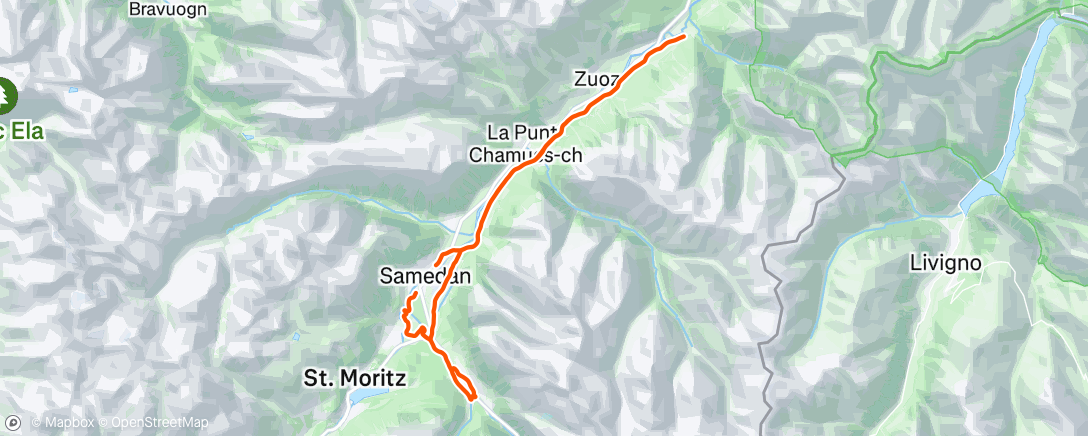 Map of the activity, Almost a marathon in great conditions 👌