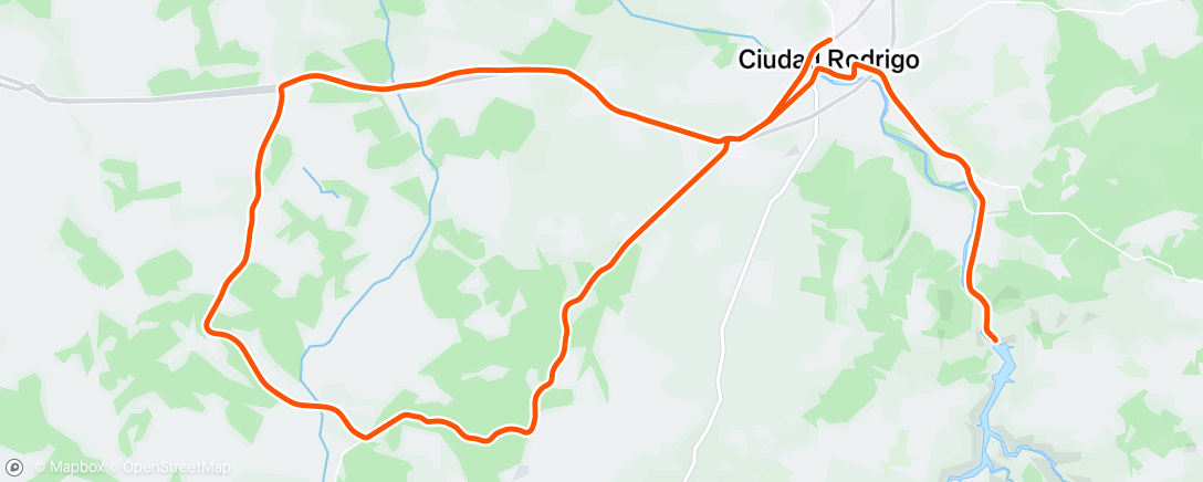 Map of the activity, Morning Ride