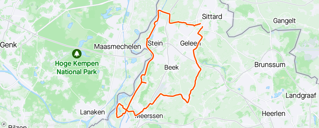 Map of the activity, Long time since the last ride on the TT steed