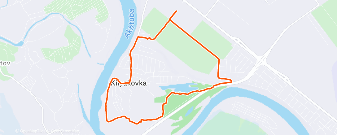 Карта физической активности (Утренний забег)