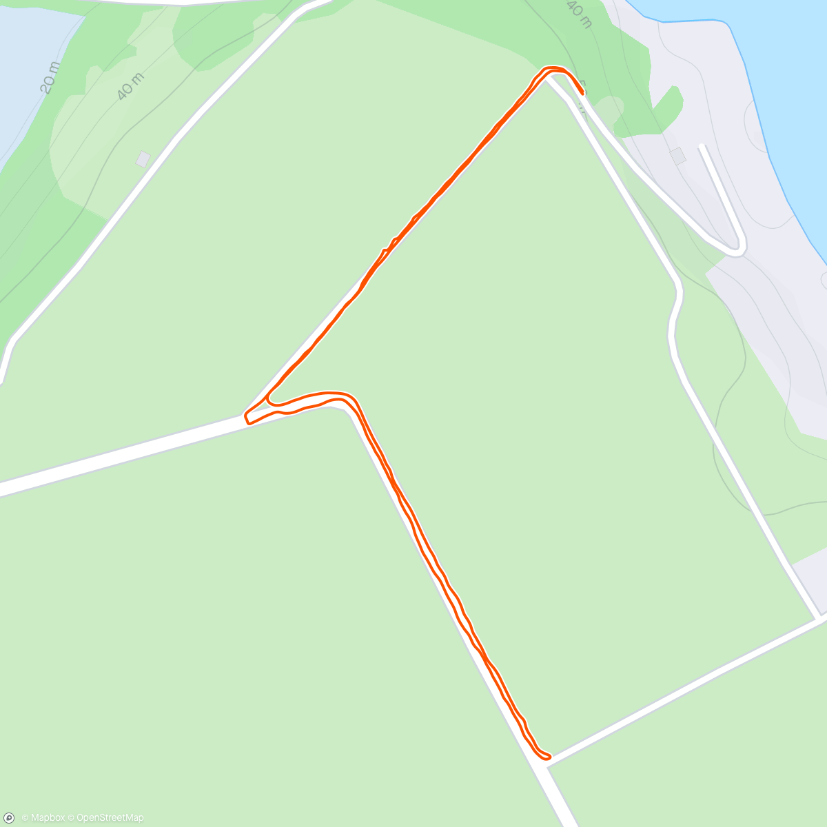 Mapa de la actividad (Caminhada matinal)