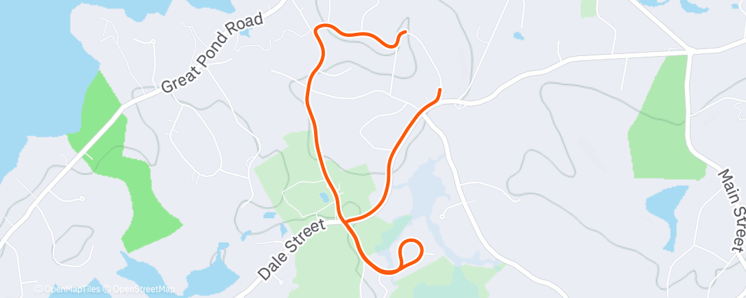 Карта физической активности (Morning Run)