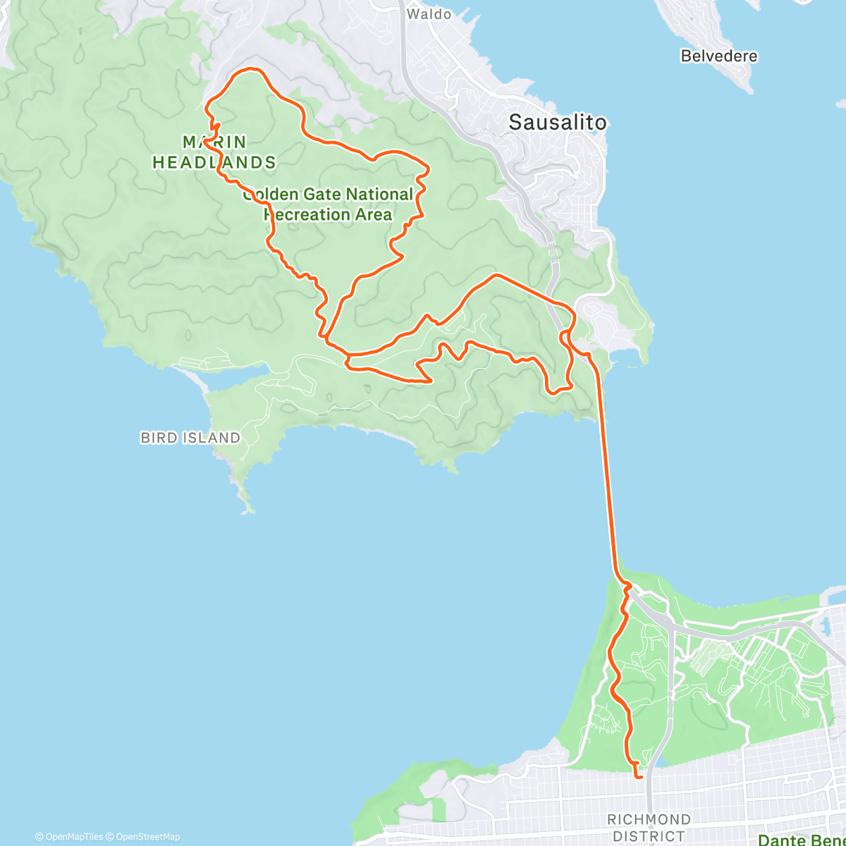 Карта физической активности (Road trip leftovers)