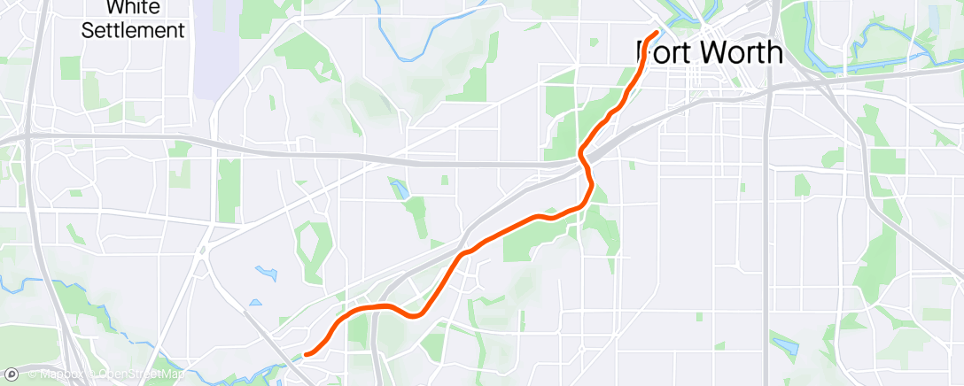 Map of the activity, Single Speed