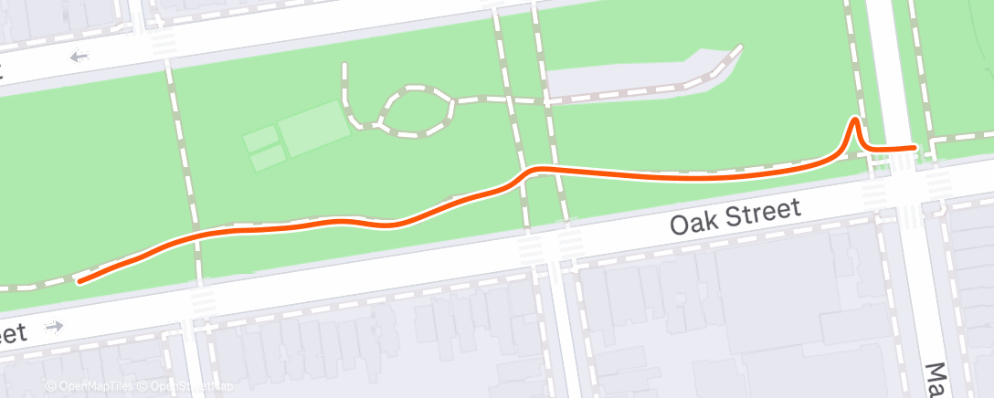 Map of the activity, Lunch Walk