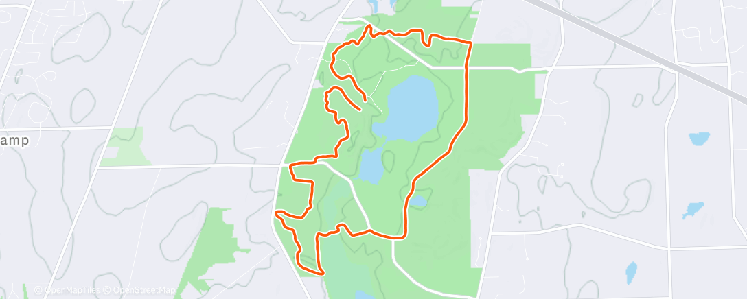 Карта физической активности (38 degrees and rain is good for something.)