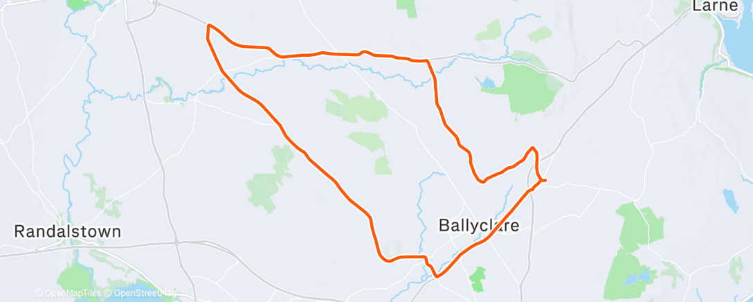 Mapa de la actividad (Cycling)