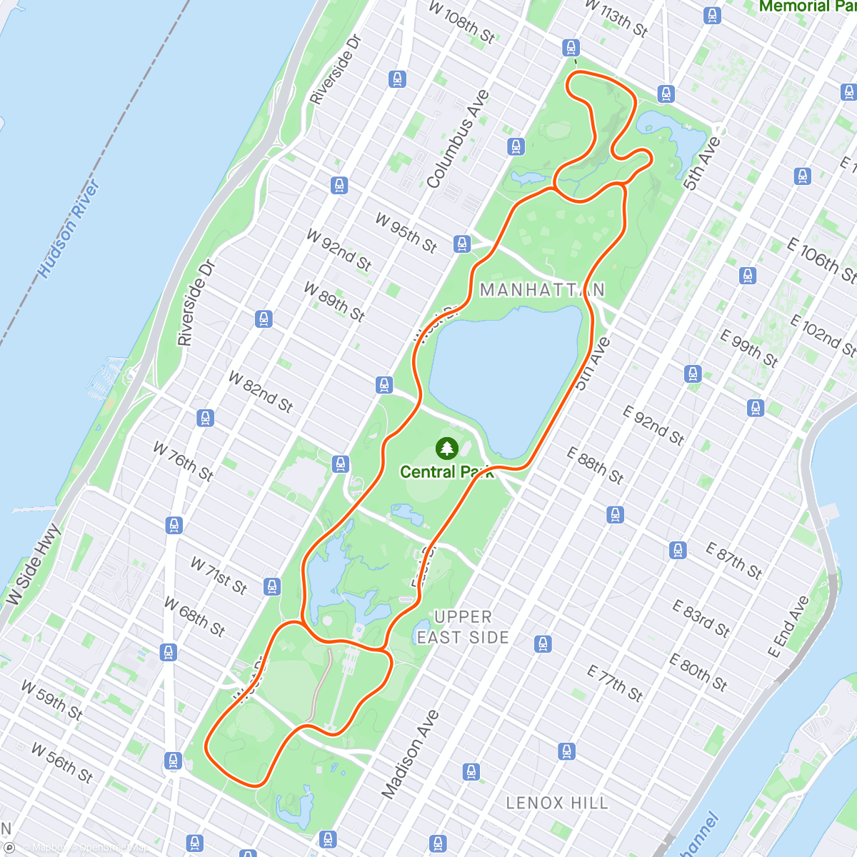 Map of the activity, Zwift - Day 1 - HIT 80% FTP #2 in New York