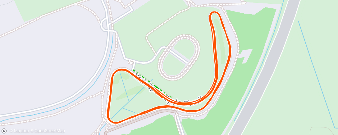 Map of the activity, Morning Run [Heslington Park Run]