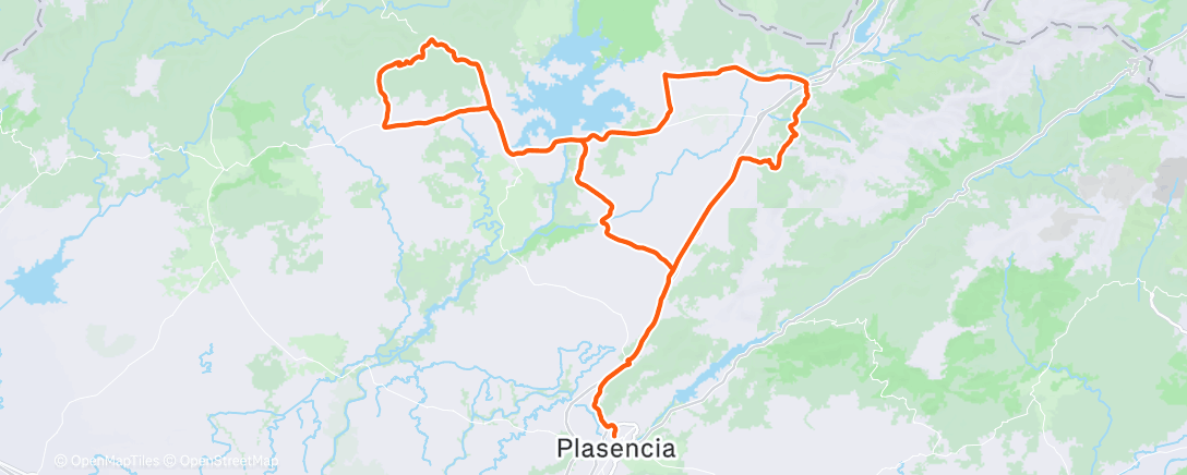 Map of the activity, 🚲 Dolor de patas 😅